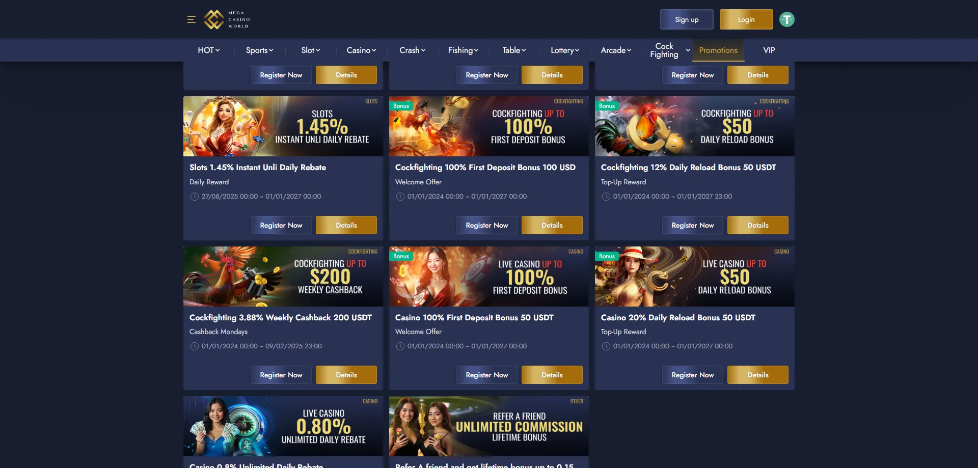 Mcw Mega Casino promo code activation — enter bonus code at registration