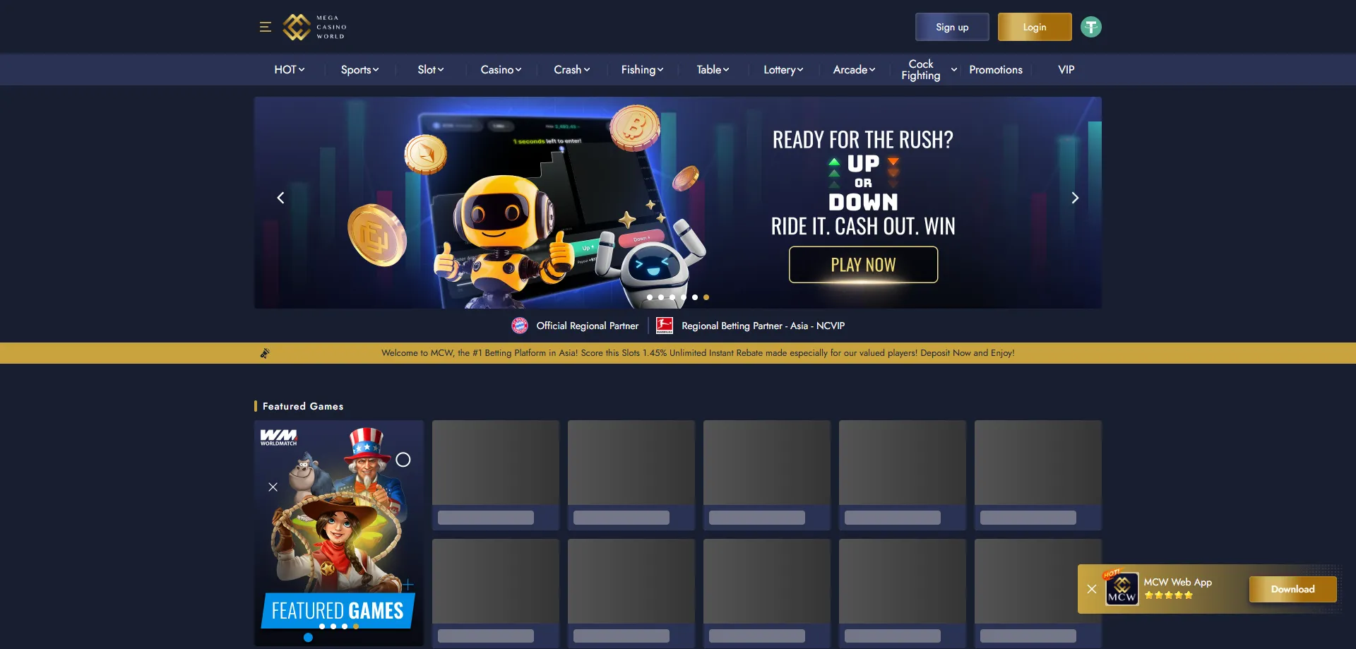 MCW Mega Casino World official site overview for Bangladesh players